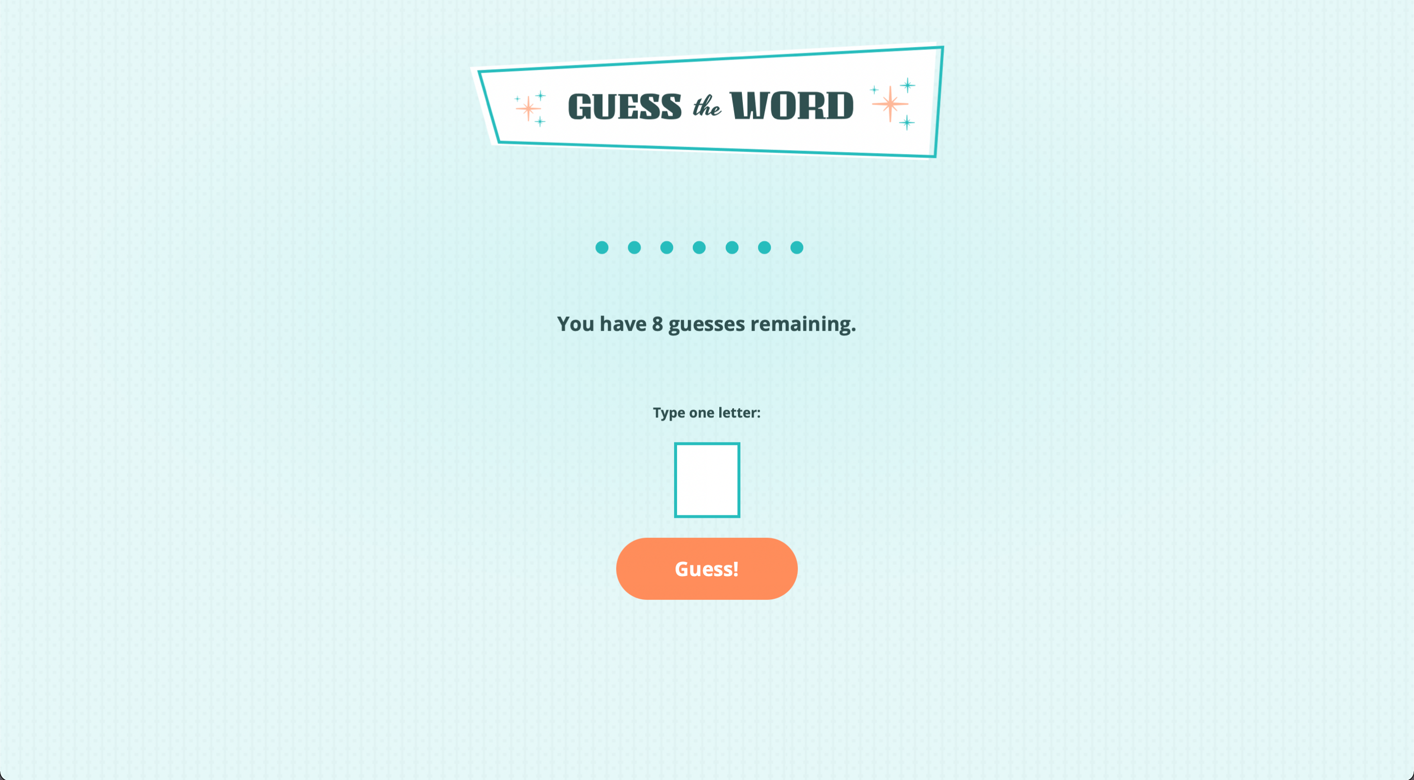 Guess the Word Site